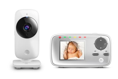 Moniteur bébé vidéo Motorola MBP482 avec écran 2.4’’ Gris
