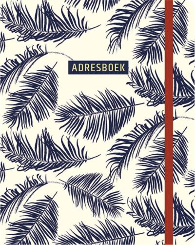 Adresboek (groot) - Botanical Blue