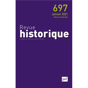 Revue historique, 2021 - 697