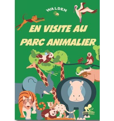 En visite au parc animalier -  Collectif - broché