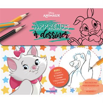 Disney Valisette Disney Animaux Apprends A Dessiner Marie Collectif Boite Ou Accessoire Achat Livre Fnac