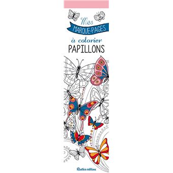 Mes marque-pages à colorier : Papillons