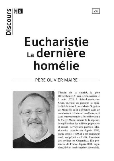 Discours n°9 - Eucharistie la dernière homélie