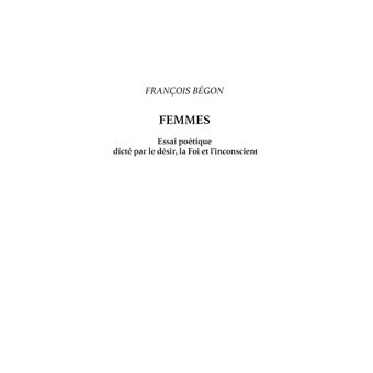 Femmes Essai poétique