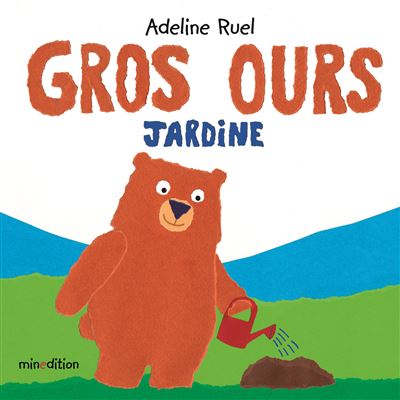 Gros ours jardine