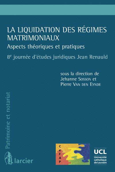 La liquidation des régimes matrimoniaux