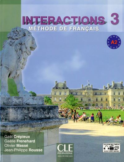 Interactions livre de l'élève niveau A2 +dvd