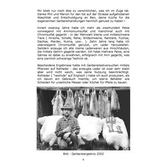 Gerben mit natürlichen und chemischen Stoffen