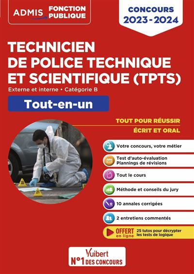 Concours TPTS - Technicien De Police Technique Et Scientifique ...