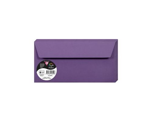 Pack de 20 enveloppes DL Pollen 110 x 220 mm Violet