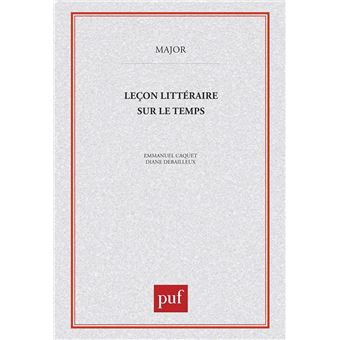 Leçon littéraire sur le temps
