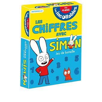 Les chiffres avec simon jeu de bataille