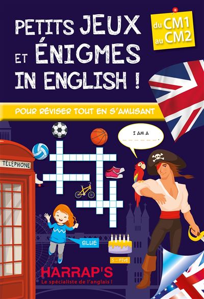 Harrap s Petits jeux et petites énigmes CM1-CM2 - Sandra Lebrun - broché