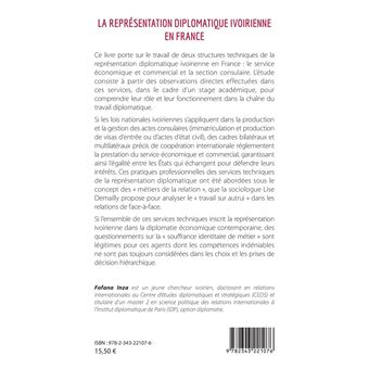 La représentation diplomatique ivoirienne en France