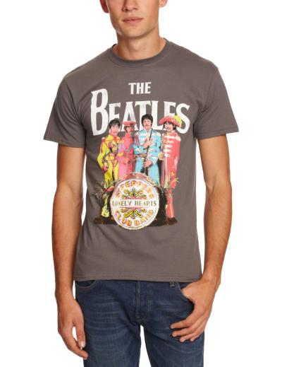 Sgt Pepper Charcoal Men Small The Beatles