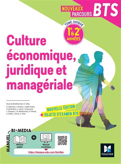 juridique et managériale CEJM 2021 - Pochette élève Culture économique 2e année BTS 