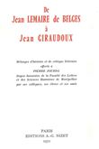 De Jean Lemaire de Belges à Jean Giraudoux