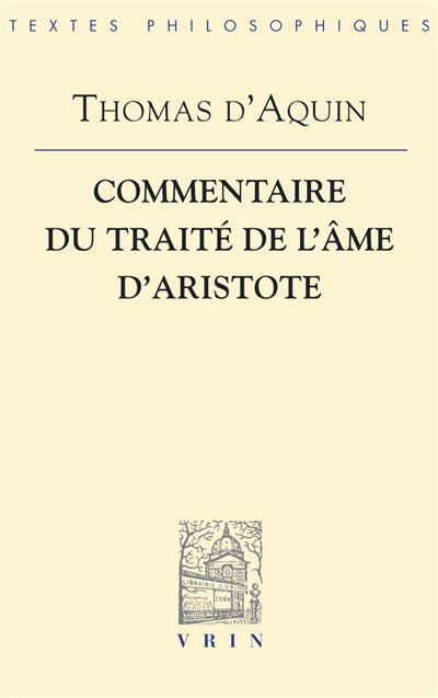 Commentaire du traite de l'ame d'aristote