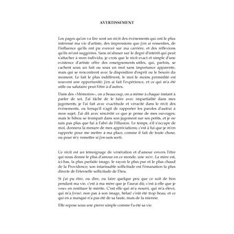 Mémoires d'un artiste