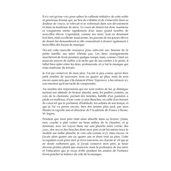 Mémoires d'un artiste