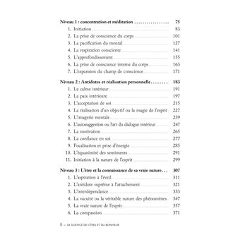 La Science de l'éveil et du bonheur