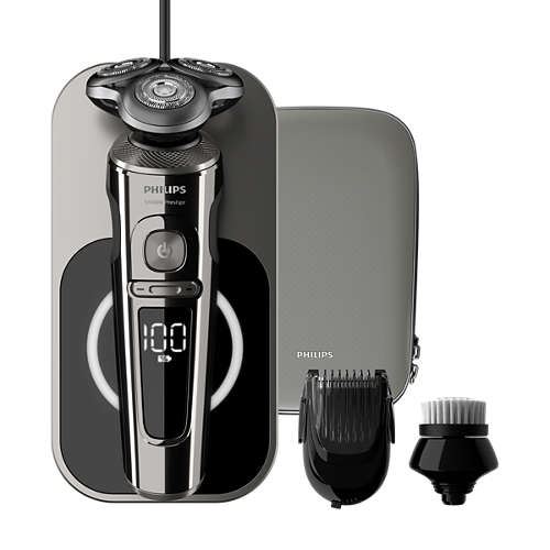 PHILIPS SHAVER 9000 PRESTIGE BRIGHT CHROME GLOSS SP9862/14