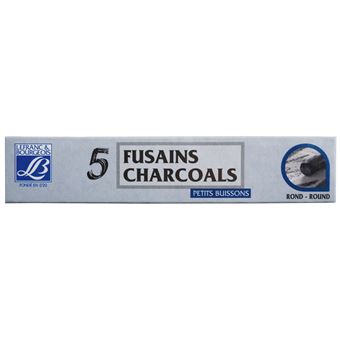 Etui de 5 fusains ronds Lefranc Bourgeois Petits buissons - 1