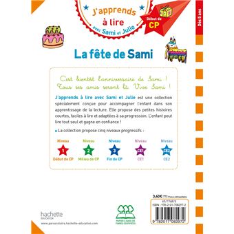 Sami et Julie CP Niveau 1 La fête de Sami