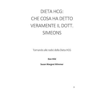 Dieta HCG: Che Cosa ha detto veramente il Dott. Simeons