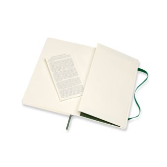 Carnet classique format de poche ligné Moleskine couverture rigide Vert