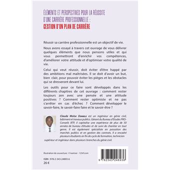 Éléments et perspectives  pour la réussite d'une carrière professionnelle :