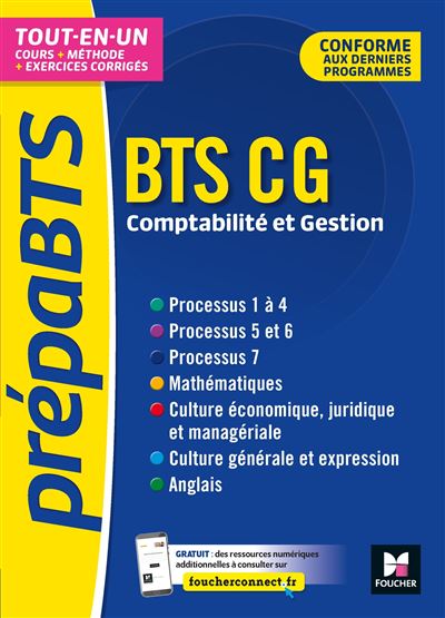 PrépaBTS - BTS CG - Toutes les matières - Révision et entraînement - Bernard Verlant - broché