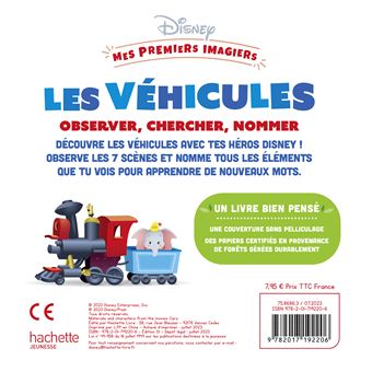DISNEY BABY - Mes premiers imagiers - Les véhicules
