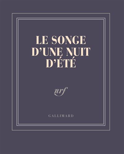 Carnet poche bleu marine ligne le songe d'une nuit d'ete