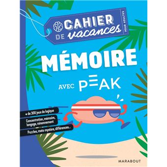 Cahier de vacances - Mémoire avec Peak
