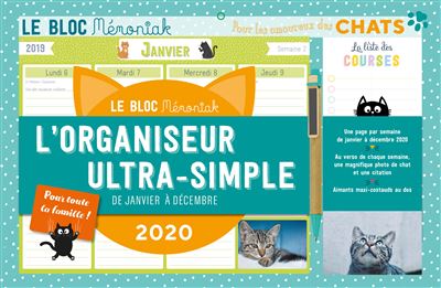 Le bloc Mémoniak Chats 2020
