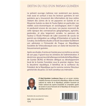 Destin du fils d'un paysan guinéen