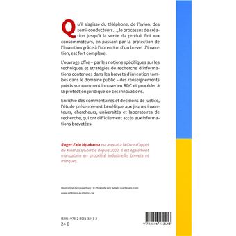 Des brevets en droit congolais