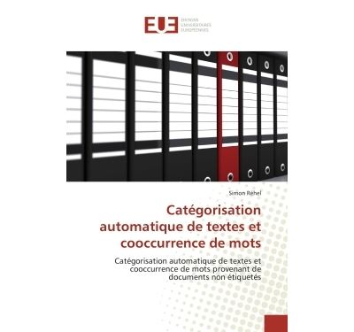 Catégorisation automatique de textes et cooccurrence de mots
