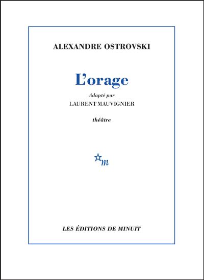 L'orage - Alexandre Ostrovski - broché