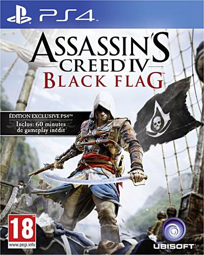 Pochette avant du jeu Assassin's Creed 4 Black Flag PS4