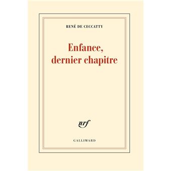Enfance, dernier chapitre - 1