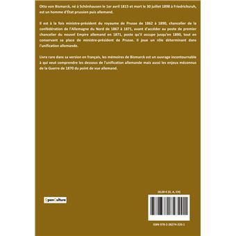 Bismarck : Mémoires
