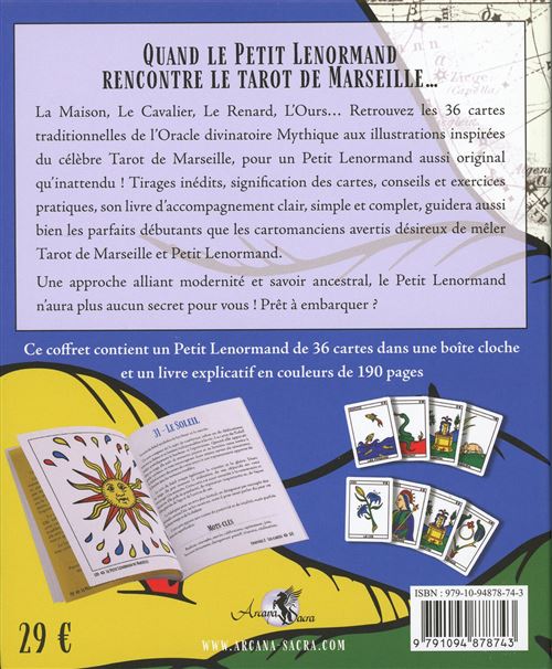 Le Petit Lenormand de Marseille - Coffret - Boîte ou accessoire