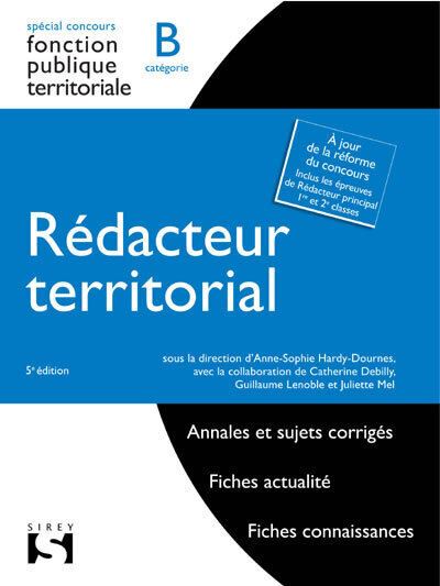 Rédacteur territorial. Catégorie B - Anne-Sophie Hardy-Dournes - broché