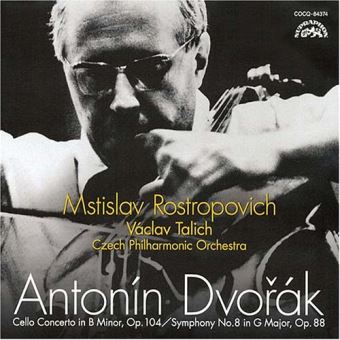 Dvorak cello concerto symphoni : CD album en Mstislav Rostropovich ...