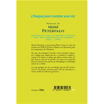 Chaque jour comme une vie