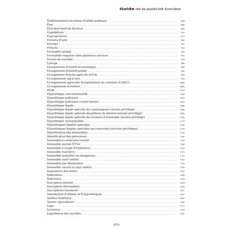 Guide de la publicite fonciere 2022