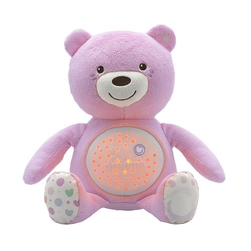 Ourson Projecteur Chicco First Dreams Rose