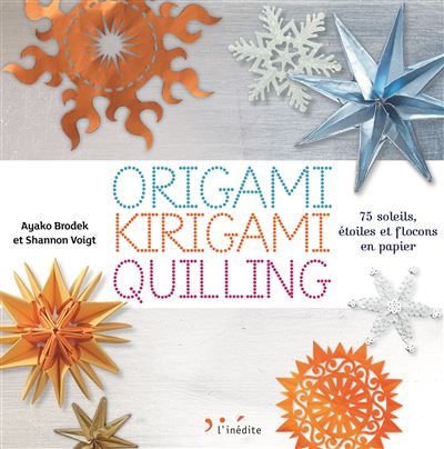 Origami, kirigami, quilling